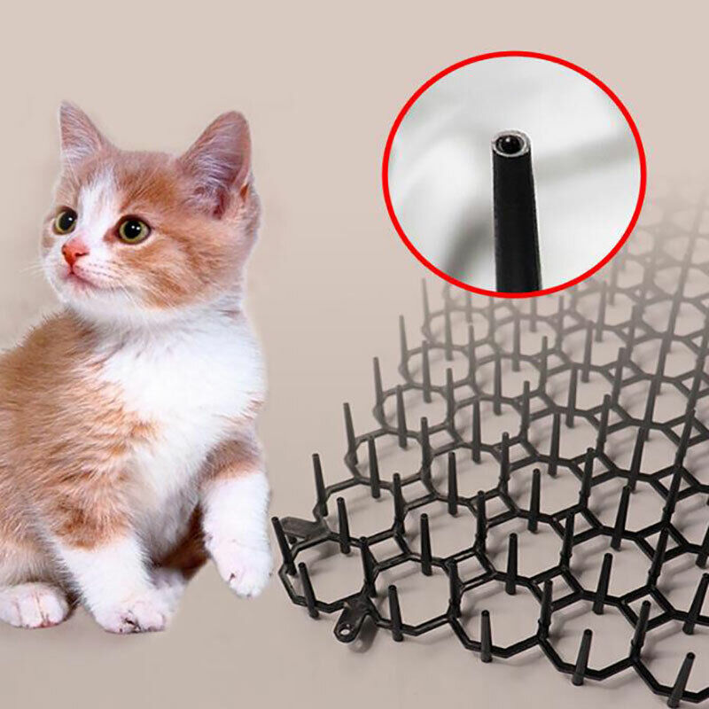 49*13cm Garden Anti-cat Pricking Mat Cat Deterrent Spike Pad Animal Scarer Tool