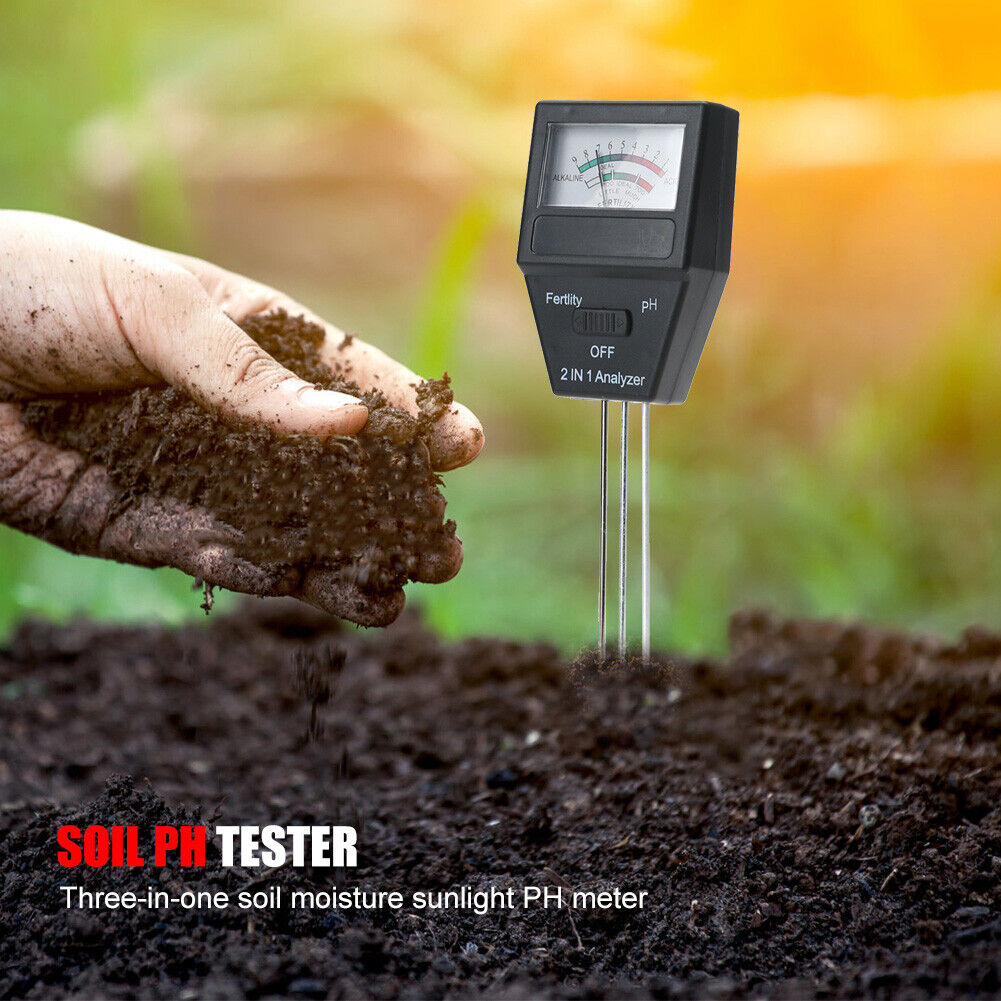 2 in 1 Moisture PH Monitor Detector Acidity Tester Fertility Acidity Tester