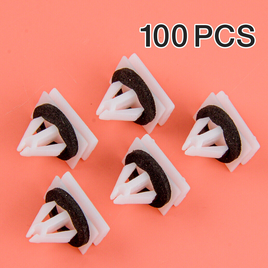 100pc Fit For Ford Escape Exterior Rocker Moulding Clips W715201-S300 w/ sealer