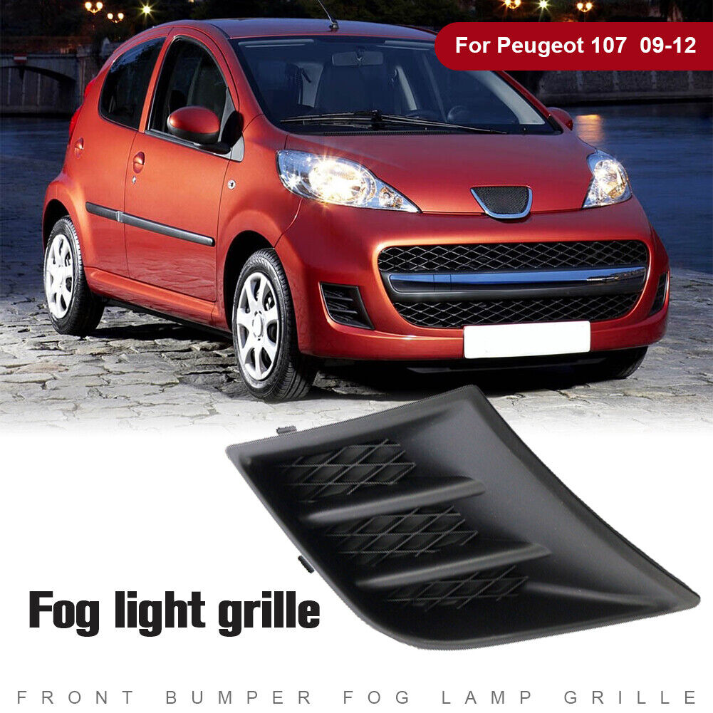 Car Fog Light Grille for Peugeot 107 09-12 Front Bumper Lamp Grill (Right)