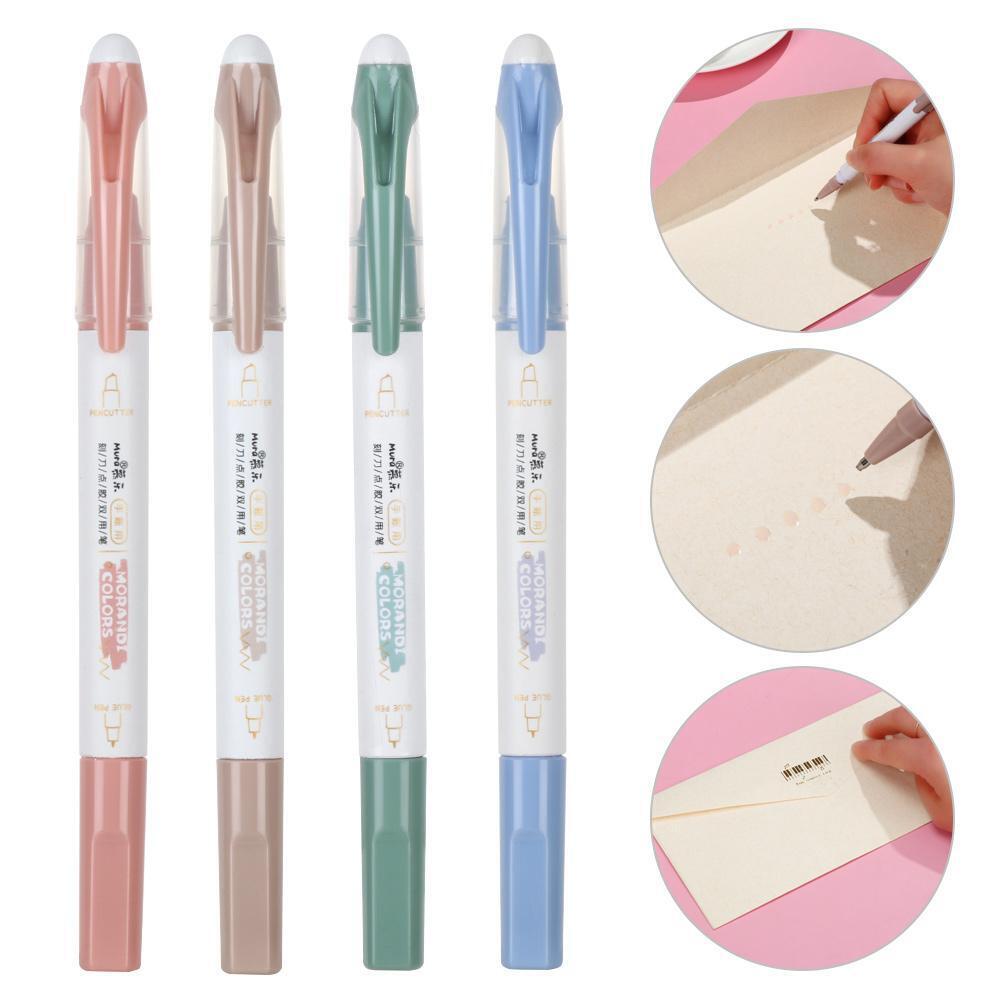 Cutting Knives Dots Stick Roller Double Sided Adhesive Ceramic Blade Cutter