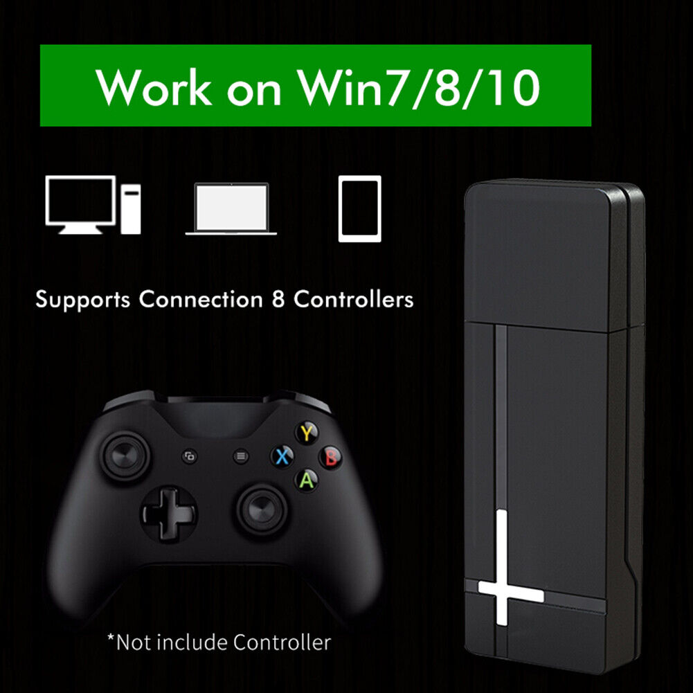 2.4GHz PC Controller Adapter USB Joystick Wireless Receiver for XBOX ONE