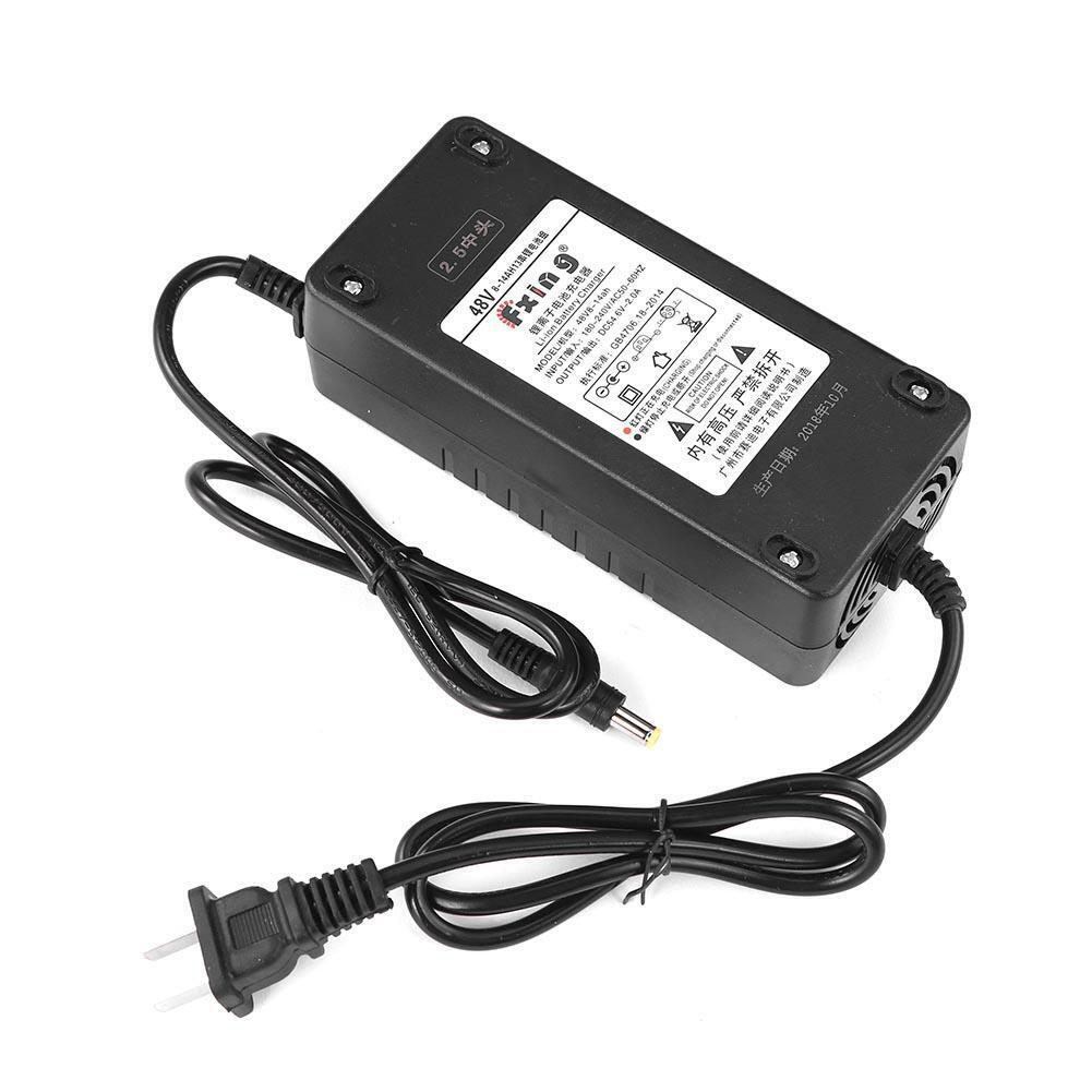Ebike Li-ion LiPo DC Head Lithium Battery Charger for Electric Bicycle(48V)