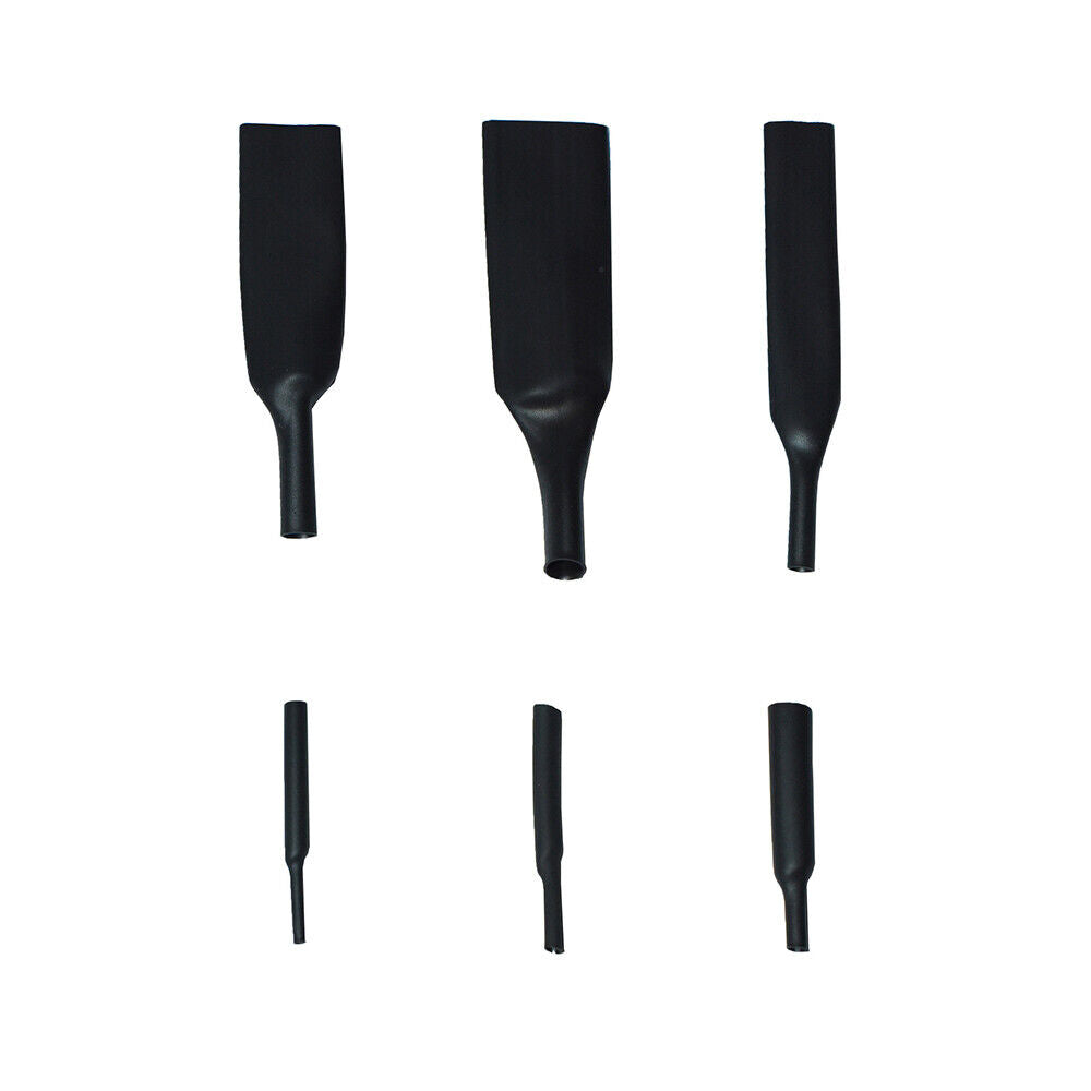 Protection Heat Shrink Sleeving Tube Assortment Kit 2:1 Black Shrinkage Sheath