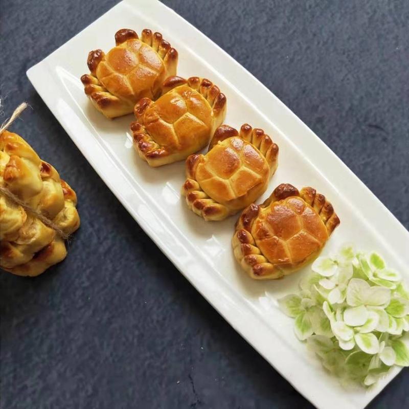 Mooncake Mold Mid-autumn Festival Moon Cake Mould Crab Shape Wooden Baking Tool
