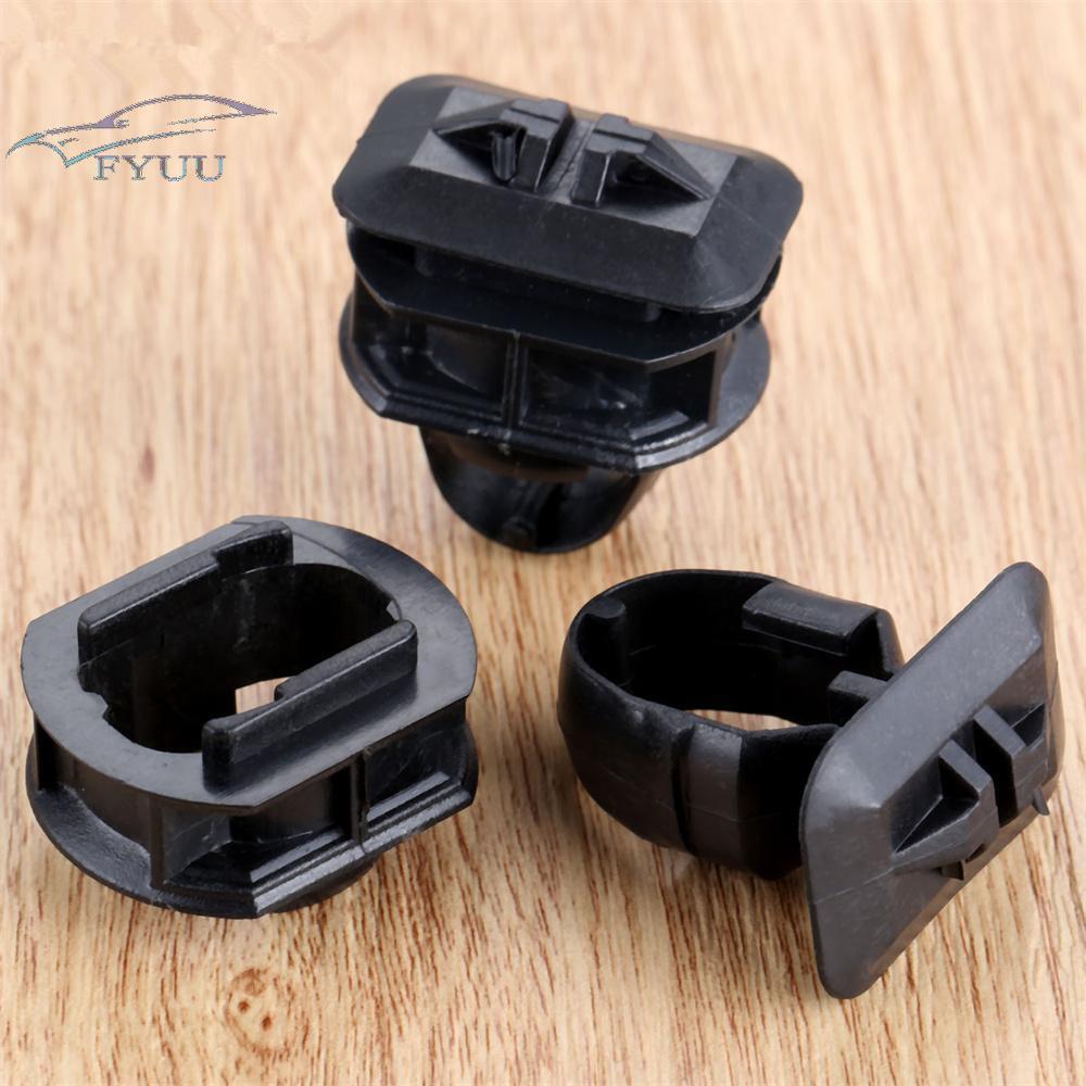 50x Side Skirt Trim Retainer Clips For Mercedes Benz C/E/CLK Class Black Plastic