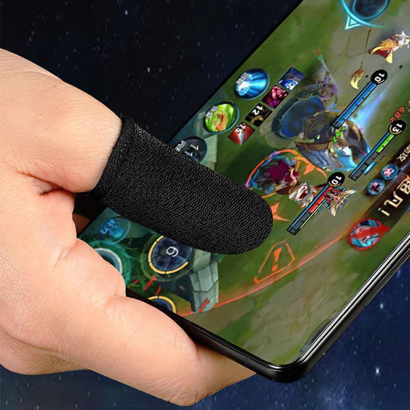 BG1 Gaming Finger Sleeves Anti-Sweat Breathable Hand Tour Fingertip Cover 0.4mm