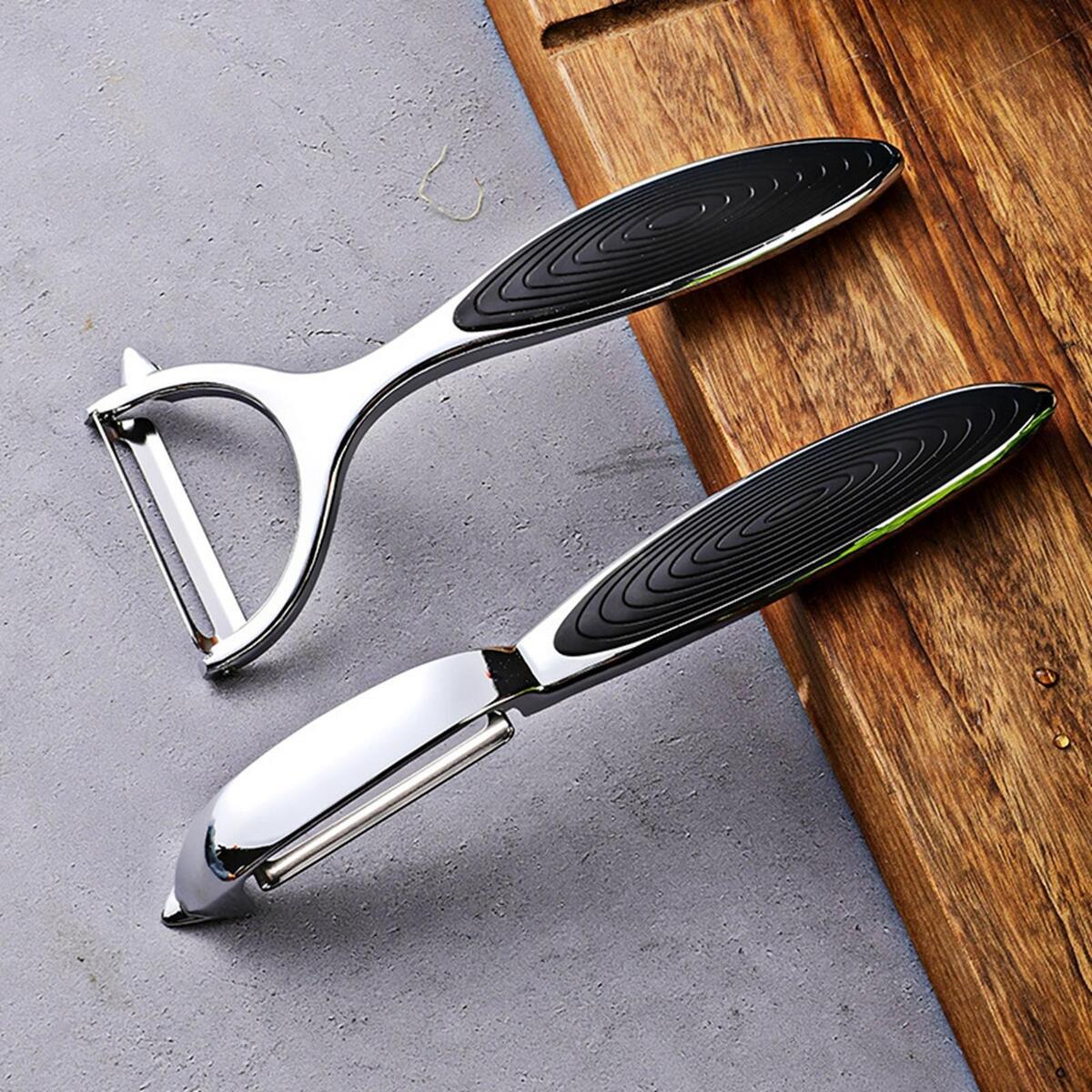 Vegetable and Fruit Peeler Set 2Pcs Y Shape and i Shape for Easy Store