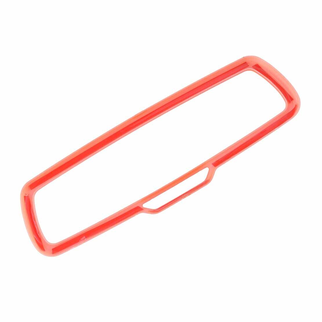 Orange Interior Rear View Mirror Frame Cover Fit for Dodge Challenger 2015-2020