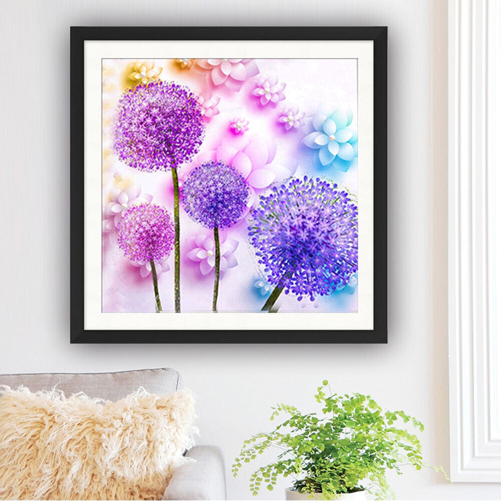Dandelion 5D Full Diamond Painting Embroidery DIY Cross Stitch Home Decor