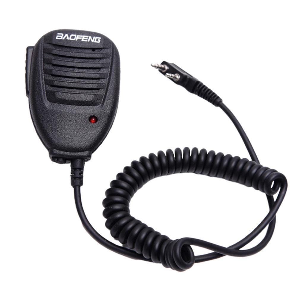 Compact Shoulder Handheld Speaker Microphone Mic with Cable for
