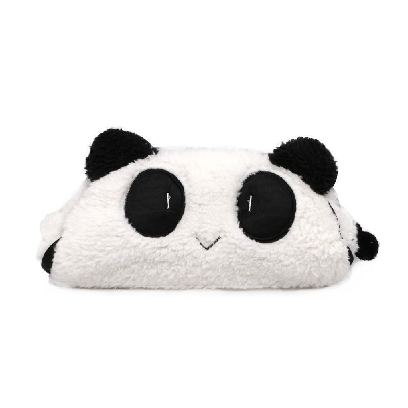 New Cute Soft Plush Case Panda Pencil Pen Bag Cosmetic Makeup Pouch Bag