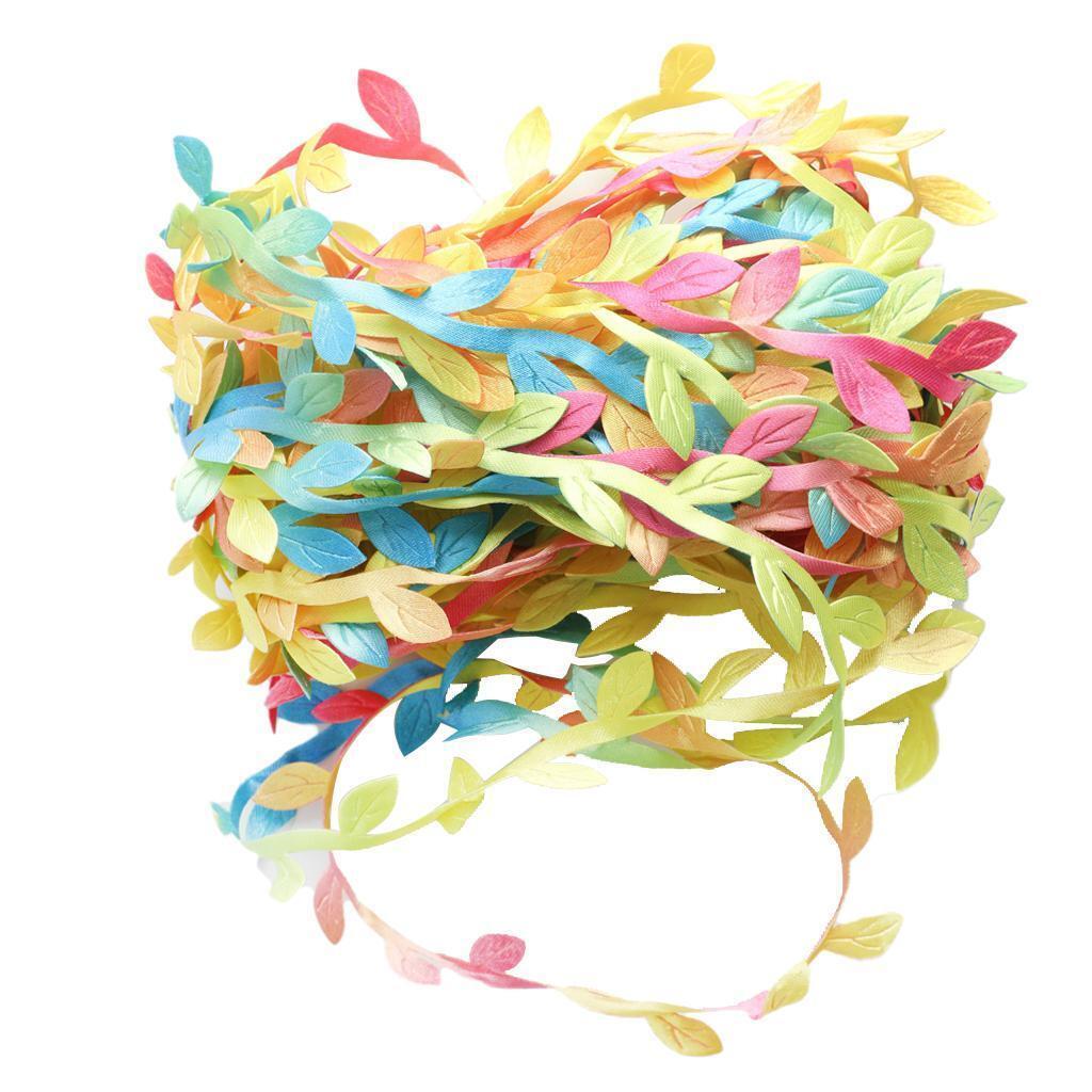 Leaf Ribbon Trims Ribbon Gift Wrapping Crafts for Decorations Accessories