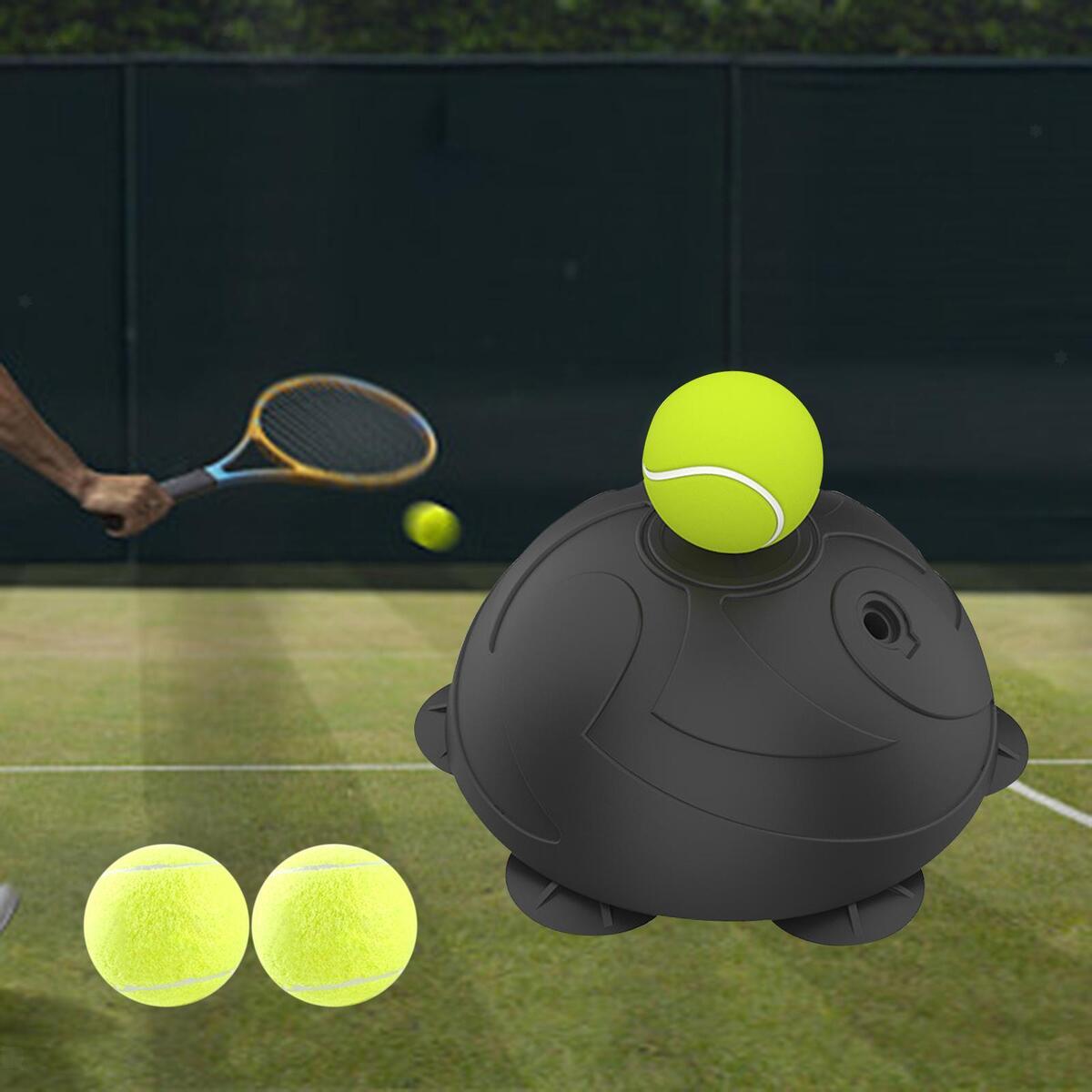 Practical Tennis Trainer Aids Kit Long Cord 3 Ball Single Player Training