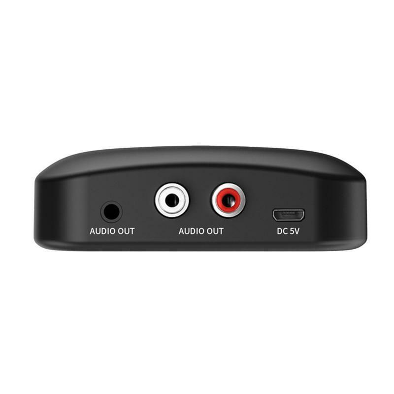 Wireless Audio Receiver Car Music Phones Dual Audio Output 3.5+2 Audio TF U Disk