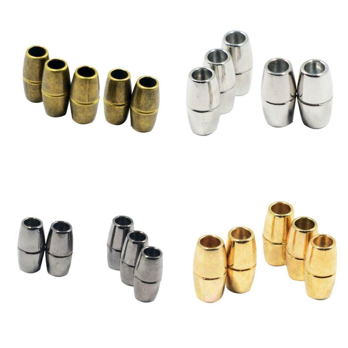 20Pcs  Magnetic Clasps Hooks Cord End Hat for DIY Necklace Jewelry