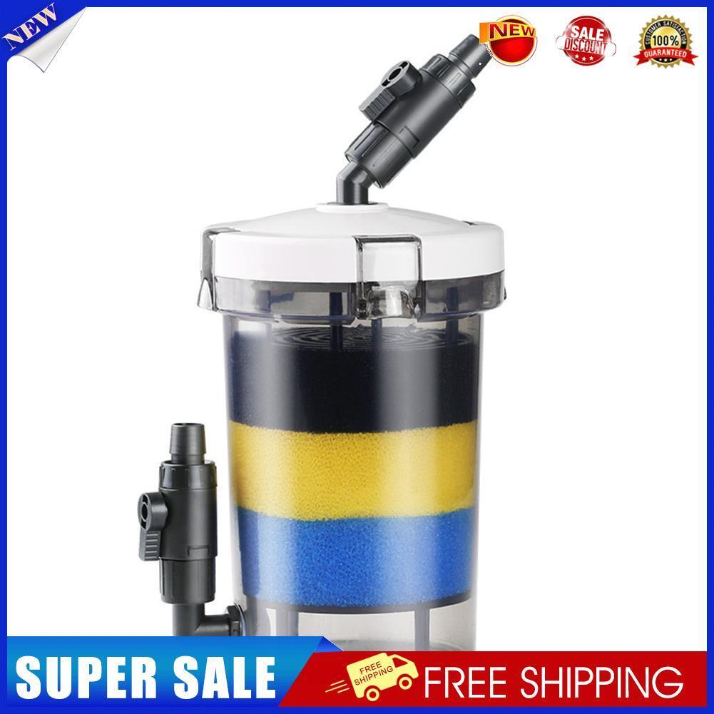 Aquarium Filter Bucket Fish Tank External Frosted Transparent (LW-603)