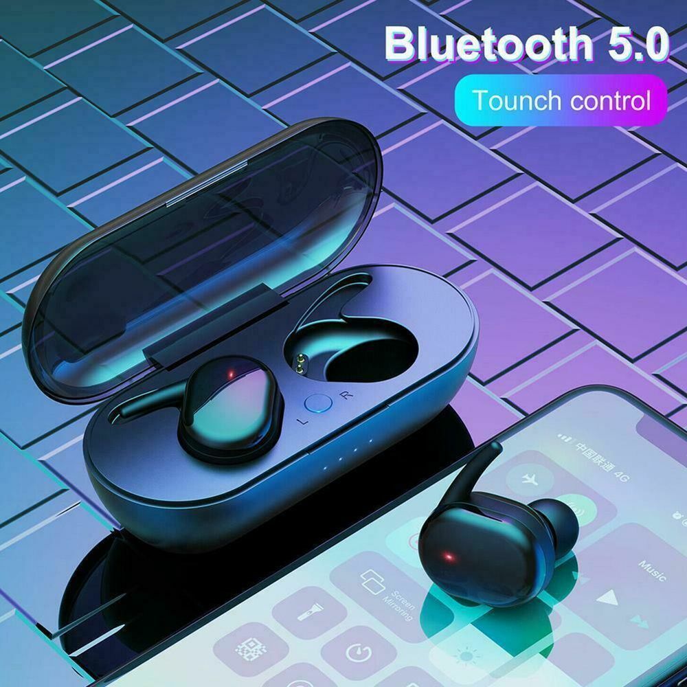 TWS Headphones In-Ear Bluetooth 5.0 Wireless MINI Earphones For iOS/Android