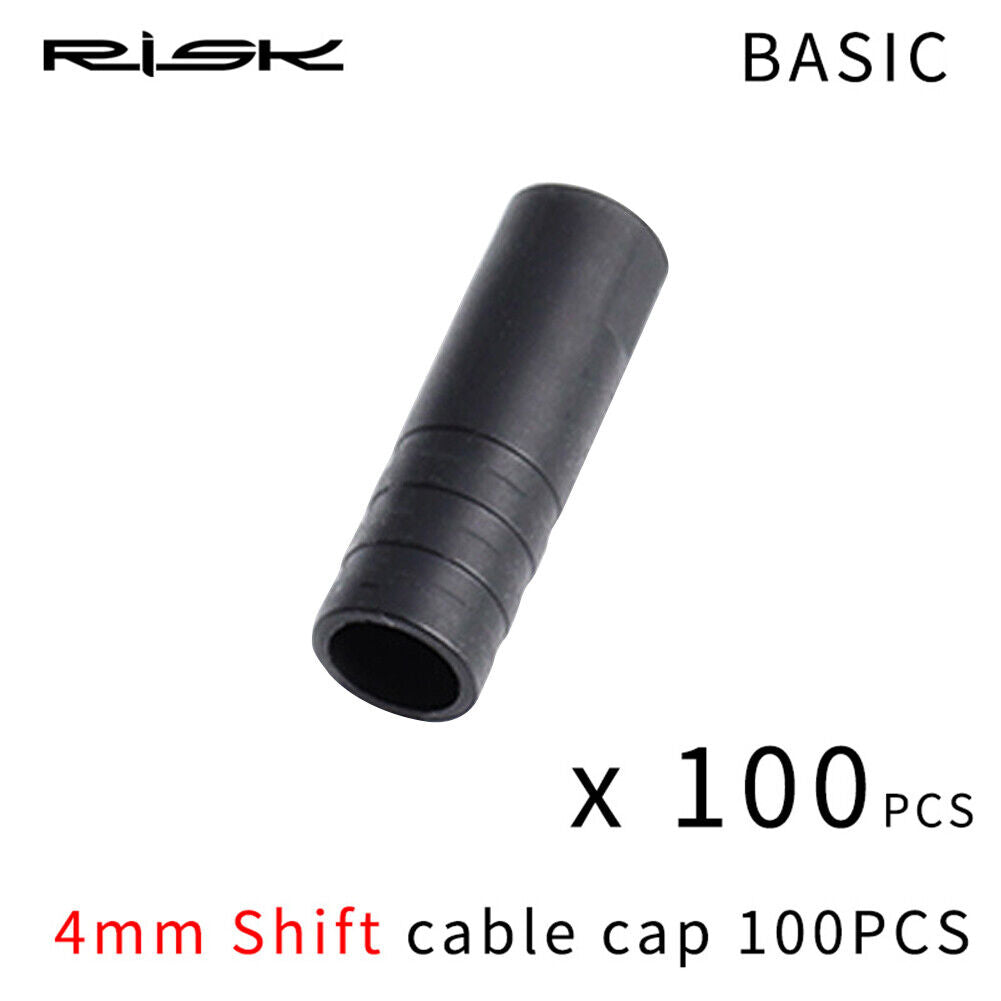 100pcs RISK Road Bike Bicycle Brake Shift Derailleur Cable End Cap (4mm)