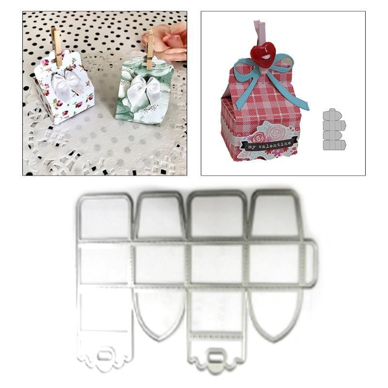 Present Box Metal Cutting Die Decorative Handmade Storage Box Die Cuts Template
