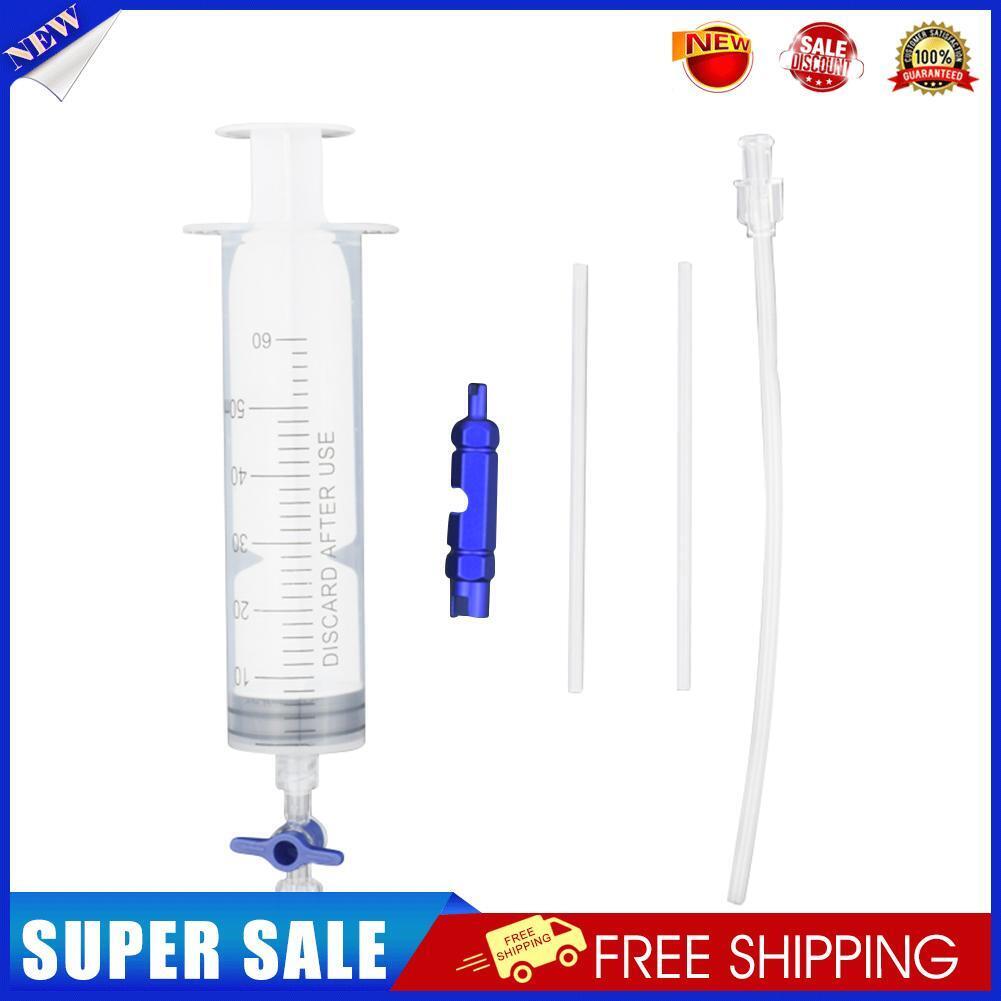 Cycling MTB Road Bike Tubeless Tire Sealant Injector Syringe + Valve Tool