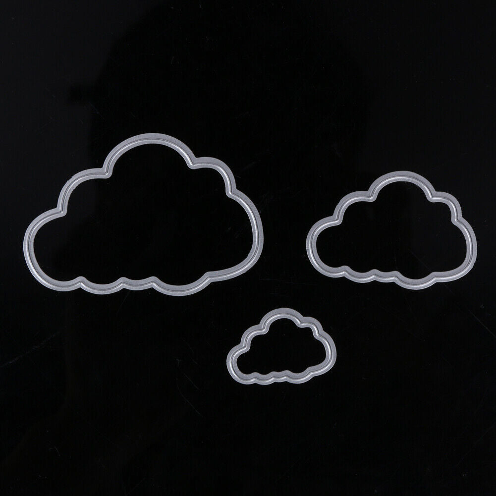 3 Clouds Metal Die Cuts Metal Cutting Dies Scrapbooking Embossing Folder