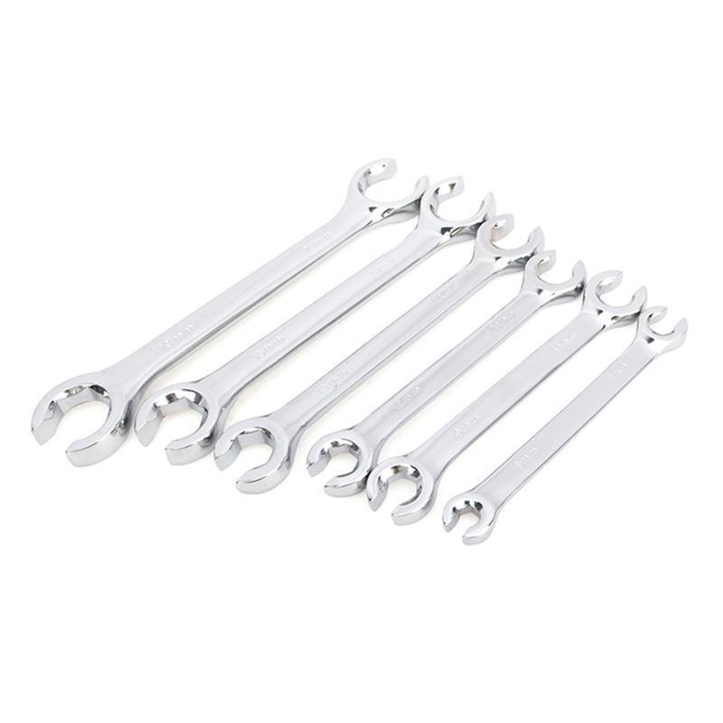 6~21mm Chrome Vanadium Steel Tubing Flare Nut Wrench Set