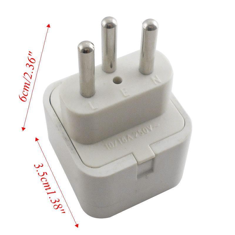 1 Pc Universal UK/US/EU to Switzerland Swiss AC Power Plug Travel Converter Adap