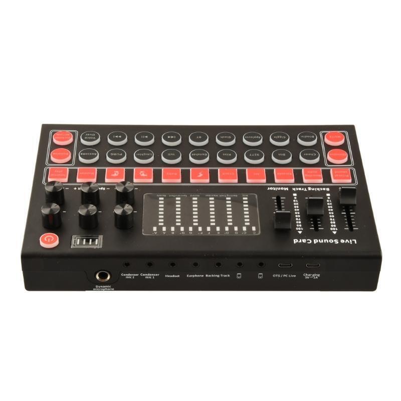 Microphone Sound Mixer Sound Card Audio Mixing M9 Sound Card Console Amplifier
