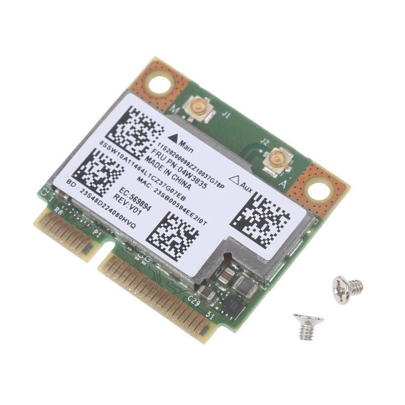 Dual Band 2.4+5G 300Mbps 802.11a/b/g/n WiFi BT4.0 Wireless Half Mini PCI-E Card