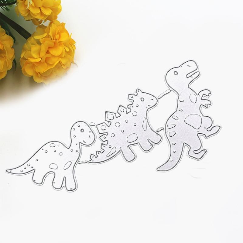 Dinosaurs Metal Cutting Dies Stencil Scrapbooking DIY Album Stamp Paper Emboss