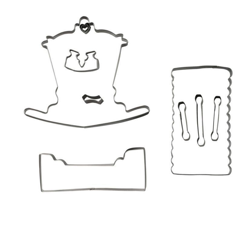 Biscuit Molds Cookie Cutters Stainless Steel Material Crib Shaped Baking Gadgets