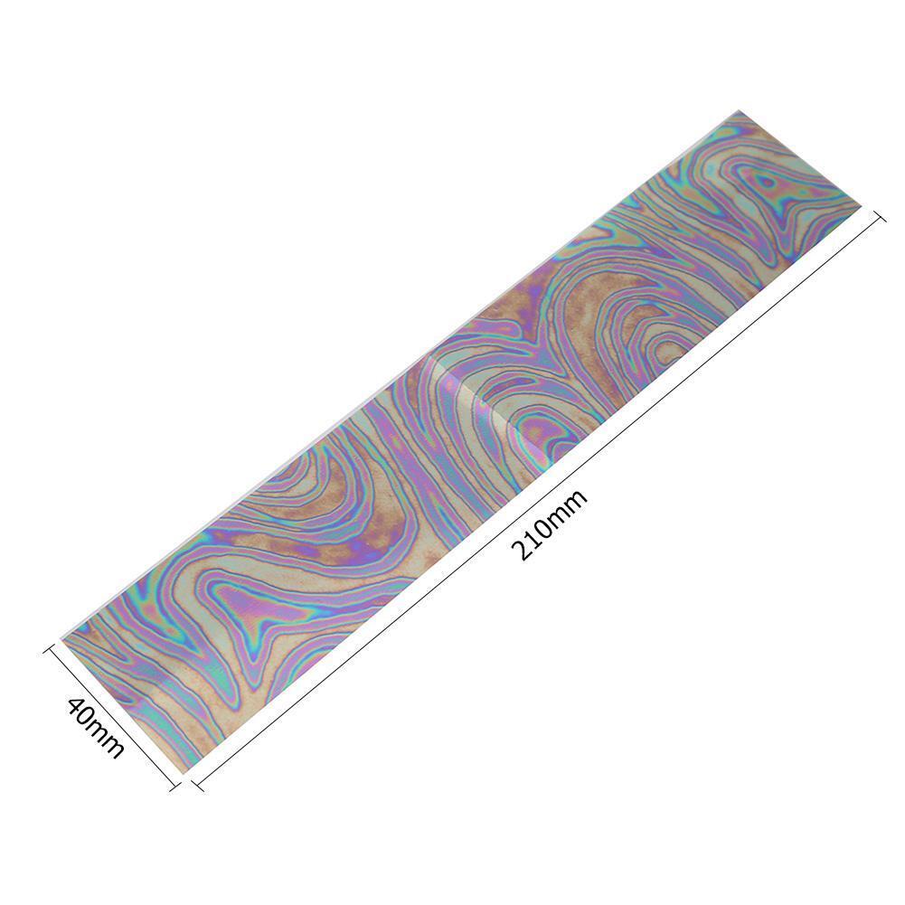12pcs/set Starry Sky Shell Paper Transfer Print Gradual Ripple Nail Pasters