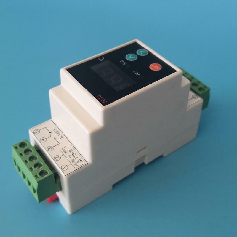 Practical Temperature Alarm Controller with Sesnor Rail Thermostat 2 Way Relay