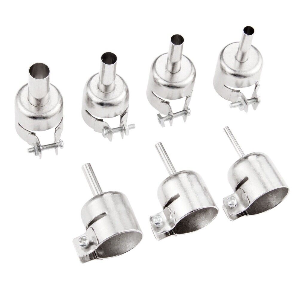 7 in 1 Soldering Heat Gun Circular Nozzles 3/4/5/6/7/8/10mm for 850 852D 898D