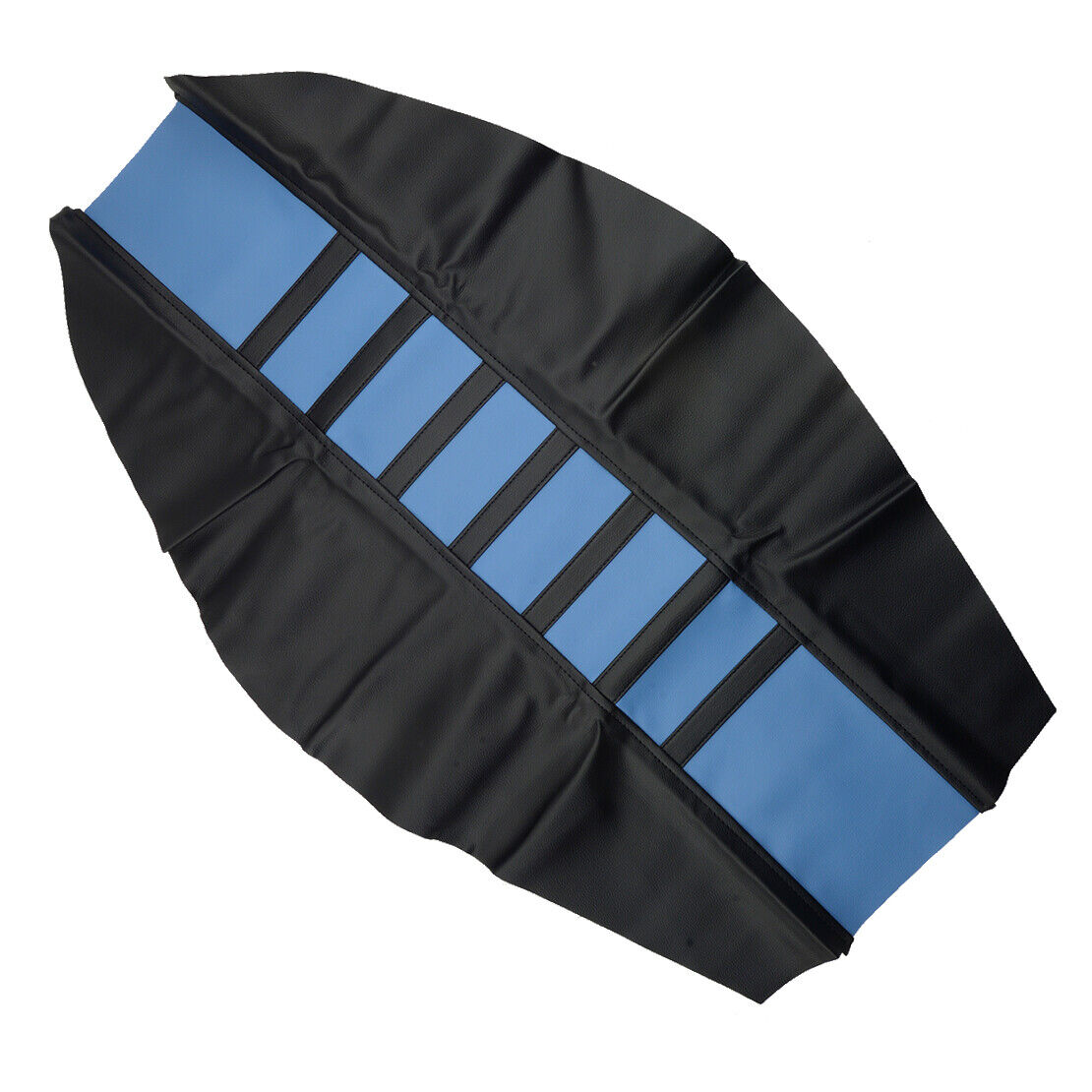 Universal Gripper Blue Soft Seat Cover Rib Skin for Dirt Pit Bike Motorcycle