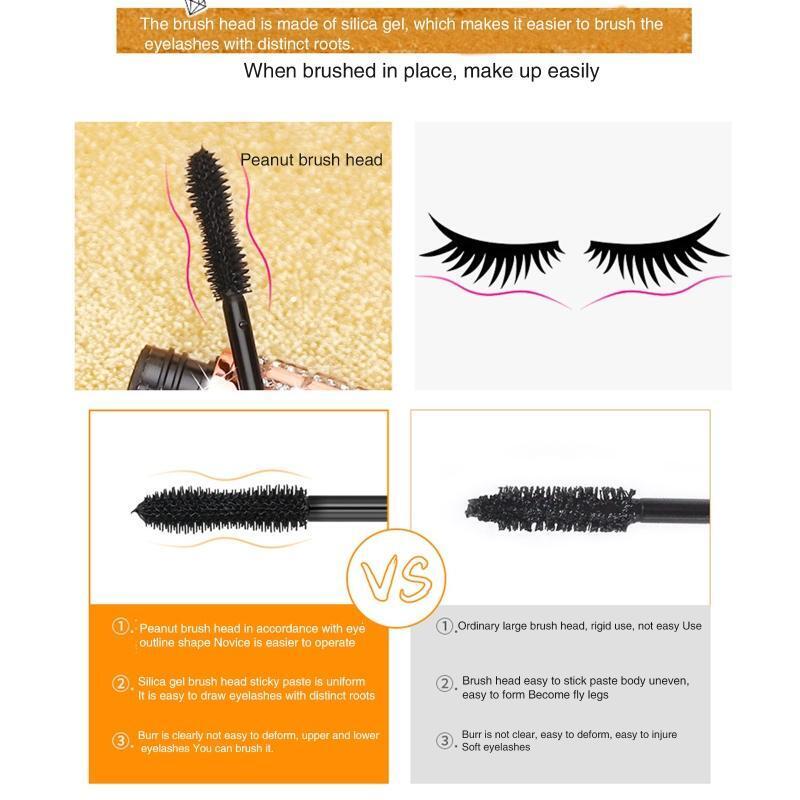 Glitter 4D Eyelash Mascara Waterproof Thicker Longer Lash Curling Long Lasting
