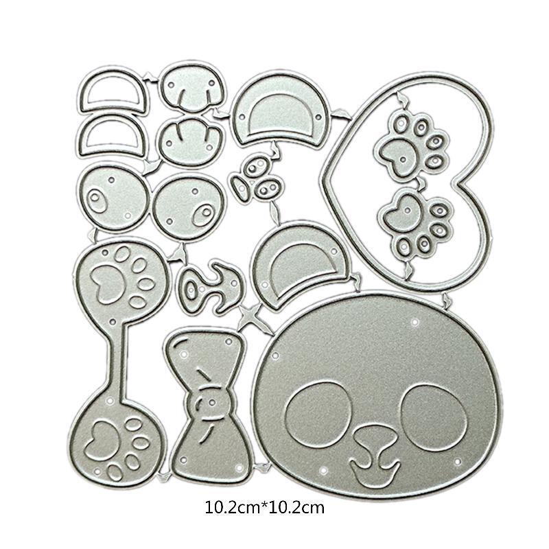 Cute Bear Metal Cutting Dies Scrapbooking Stencil Die Cuts Card Embossing Album