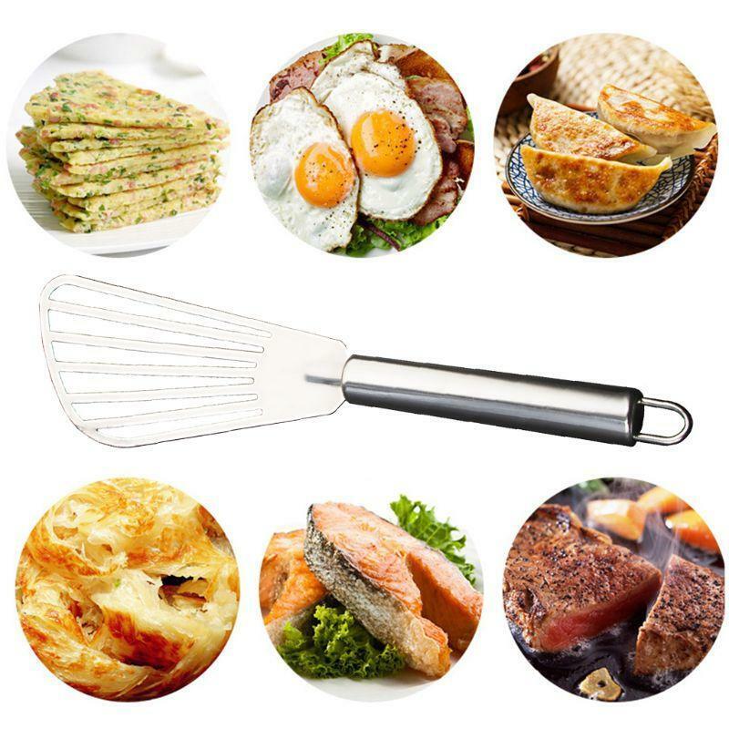 Stainless Steel Cooking Fish Spatula Professional Flexible Spatula Non-stick