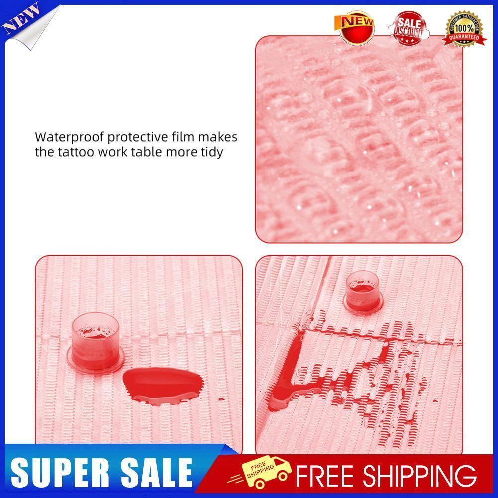 Disposable Tattoo Table Cloth Anti-Oil Sanitary Bed Sheet (125pcs)(Pink)