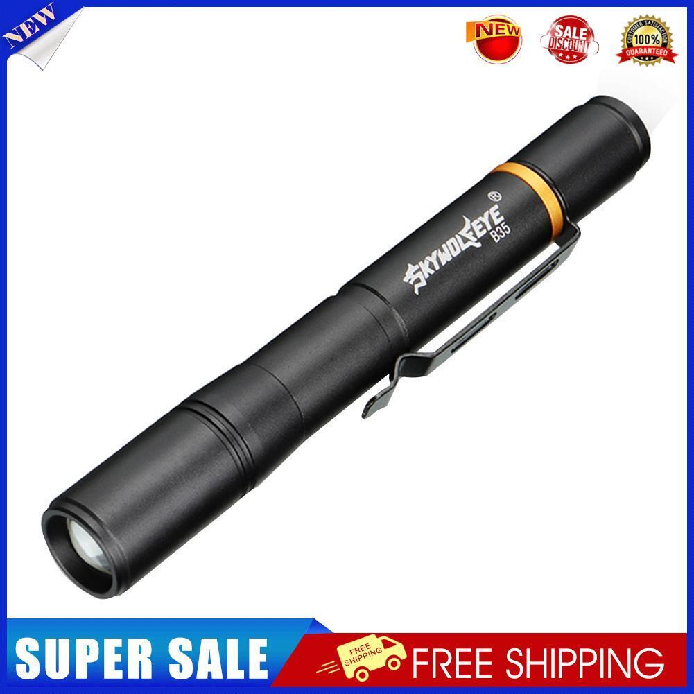 Aluminum Alloy LED Double-sided Light Souce Medical Pen Shape Flashlight