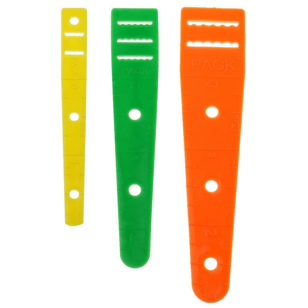 3 Pieces Plastic Sewing Elastic Tape Threader Bodkins for Ribbon Elastic