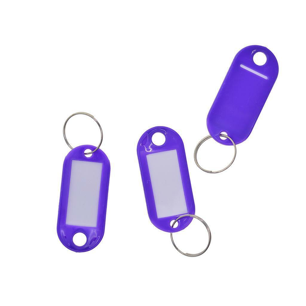 200x Waterproof Key Rings   Key Fob Insert Card Landlords