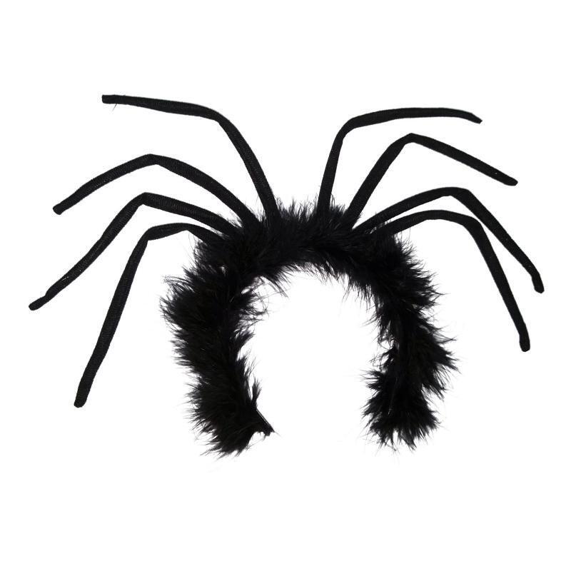 Black Spider Leg Headband Headdress Hair Hoop Funny Headwear for Halloween Party