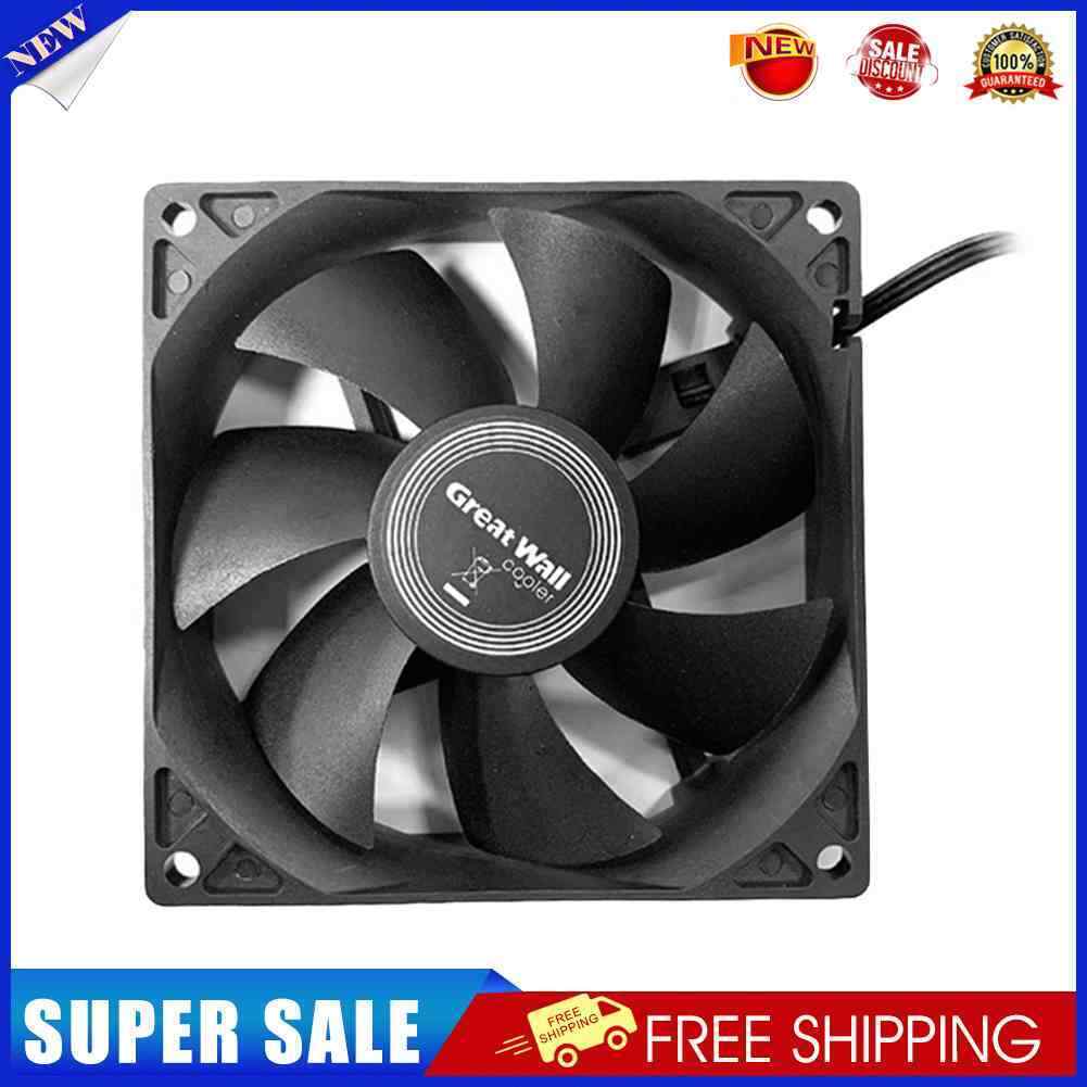 Silent Fan for Computer Cases Chassis Cooling Fan Hydraulic Bearing (9cm)