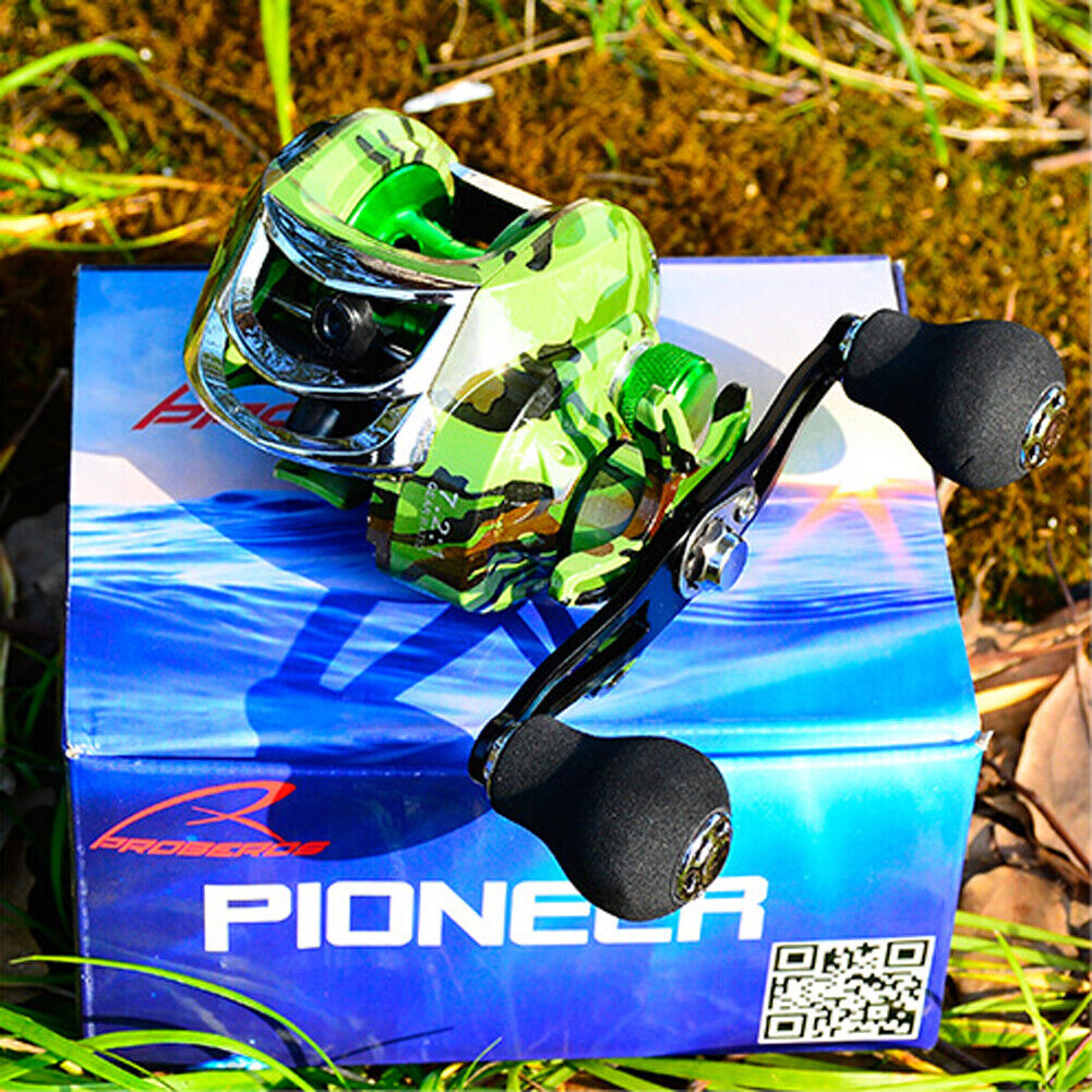 DW125 Baitcasting Reel 10kg Max Drag 18+1 BBs Fishing Reel (Right Hand)