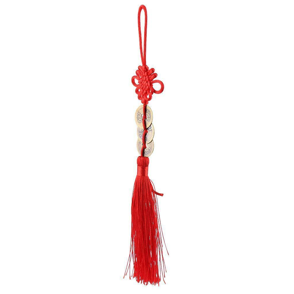 6 lot Chinese Amulet Feng   Hanging Pendant Tassel Decorative