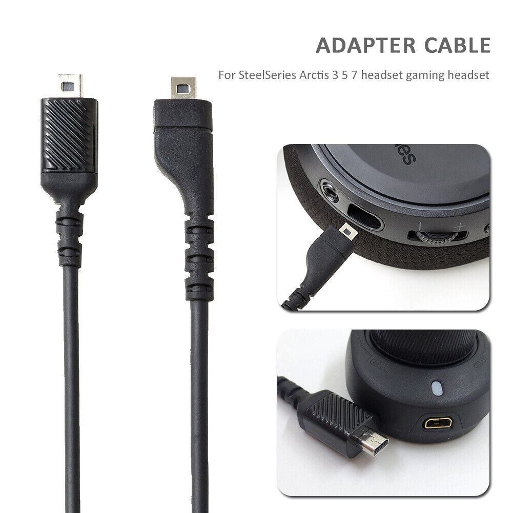Replacement Sound Card Audio Cable for SteelSeries Arctis 7 5 3 Headset