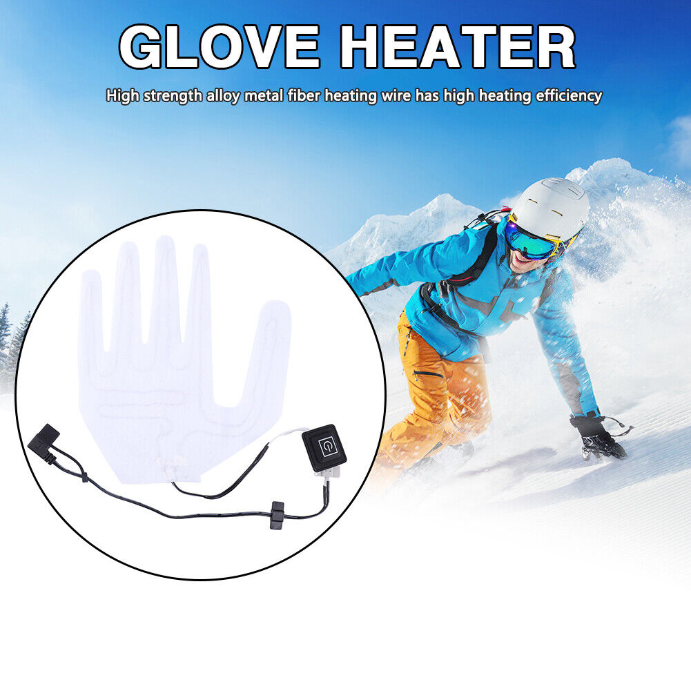 Heated Five-Finger Gloves Sheet Outdoor Cycling Hand Warmer (with Switch)
