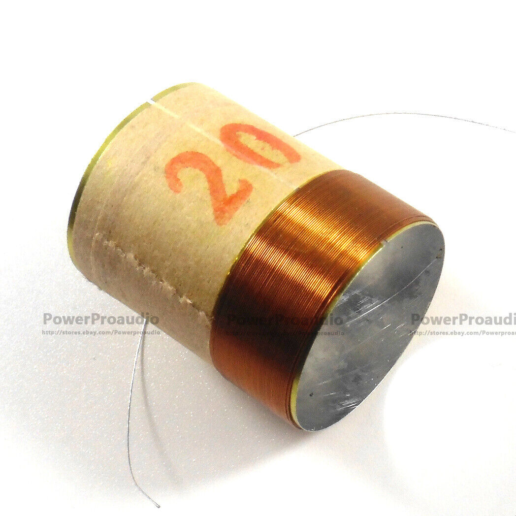2 pcs replacement Voice Coil  20.4mm woofer loudspeaker 8 Ohm